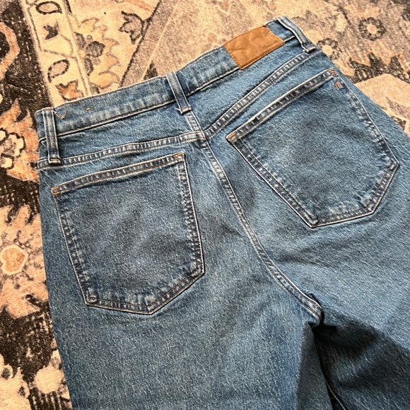 The Perfect Vintage Wide-Leg Crop Jean Medium Wash Size 28 - Picture 11 of 12